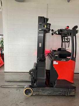 Muletto usato LINDE Linde R14W HD/1120 wide version 1670 mm ELEKTRO SCHUBMASTSTAPLER (12892164)