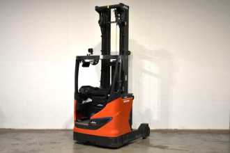 Muletto usato LINDE R 14 1120-01 ELEKTRO SCHUBMASTSTAPLER (13042457) backdrop