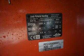Muletto usato LINDE R 20-01 - 2020er ELEKTRO SCHUBMASTSTAPLER (13034090)