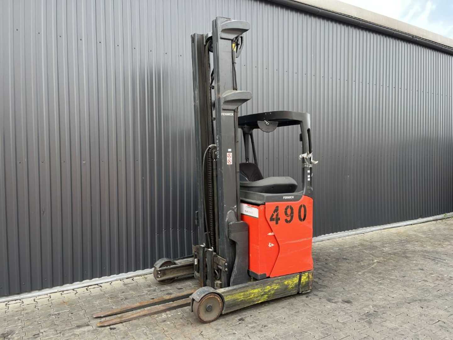 Muletto usato LINDE R12B-01 WEITERE SCHUBMASTSTAPLER (13055148)