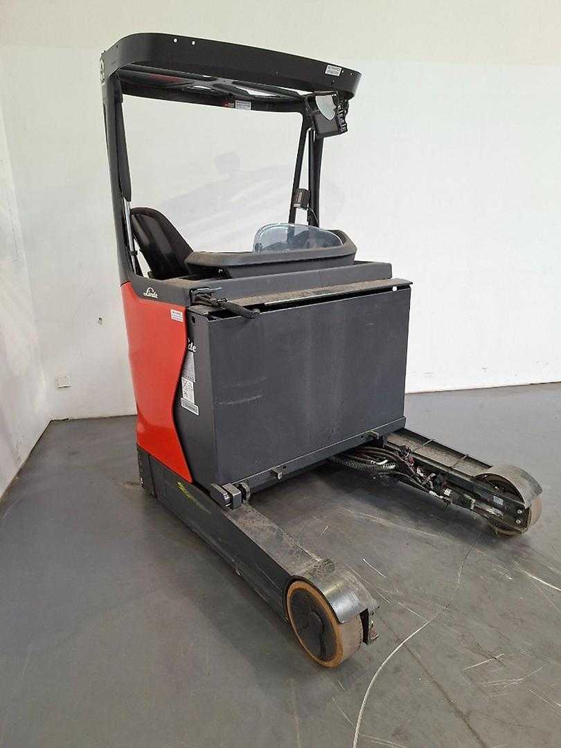 Muletto usato LINDE R14 ELEKTRO SCHUBMASTSTAPLER (13053337)