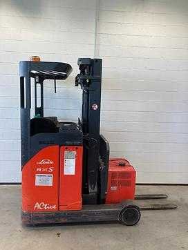 Muletto usato LINDE R14S/115  ELEKTRO SCHUBMASTSTAPLER (12901991) backdrop