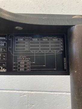 Muletto usato LINDE R14S/115  ELEKTRO SCHUBMASTSTAPLER (12901991)
