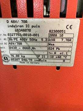 Muletto usato LINDE R14S/115  ELEKTRO SCHUBMASTSTAPLER (12901991)