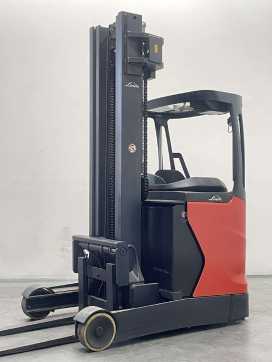 Muletto usato LINDE R16HD-01-1120 ELEKTRO SCHUBMASTSTAPLER (12962875) backdrop