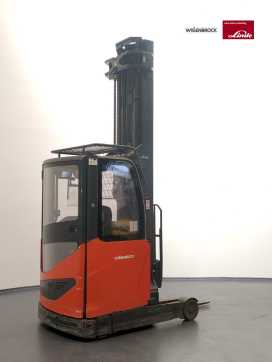 Muletto usato LINDE R16HD-1120-01 ELEKTRO SCHUBMASTSTAPLER (12967994) backdrop