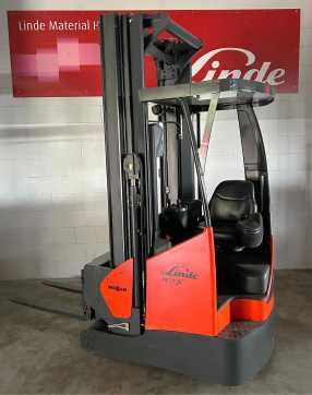 Muletto usato LINDE R17X ELEKTRO SCHUBMASTSTAPLER (12970472) backdrop
