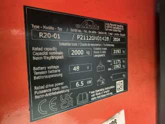 Muletto usato LINDE R20-01 ELEKTRO SCHUBMASTSTAPLER (13051791)