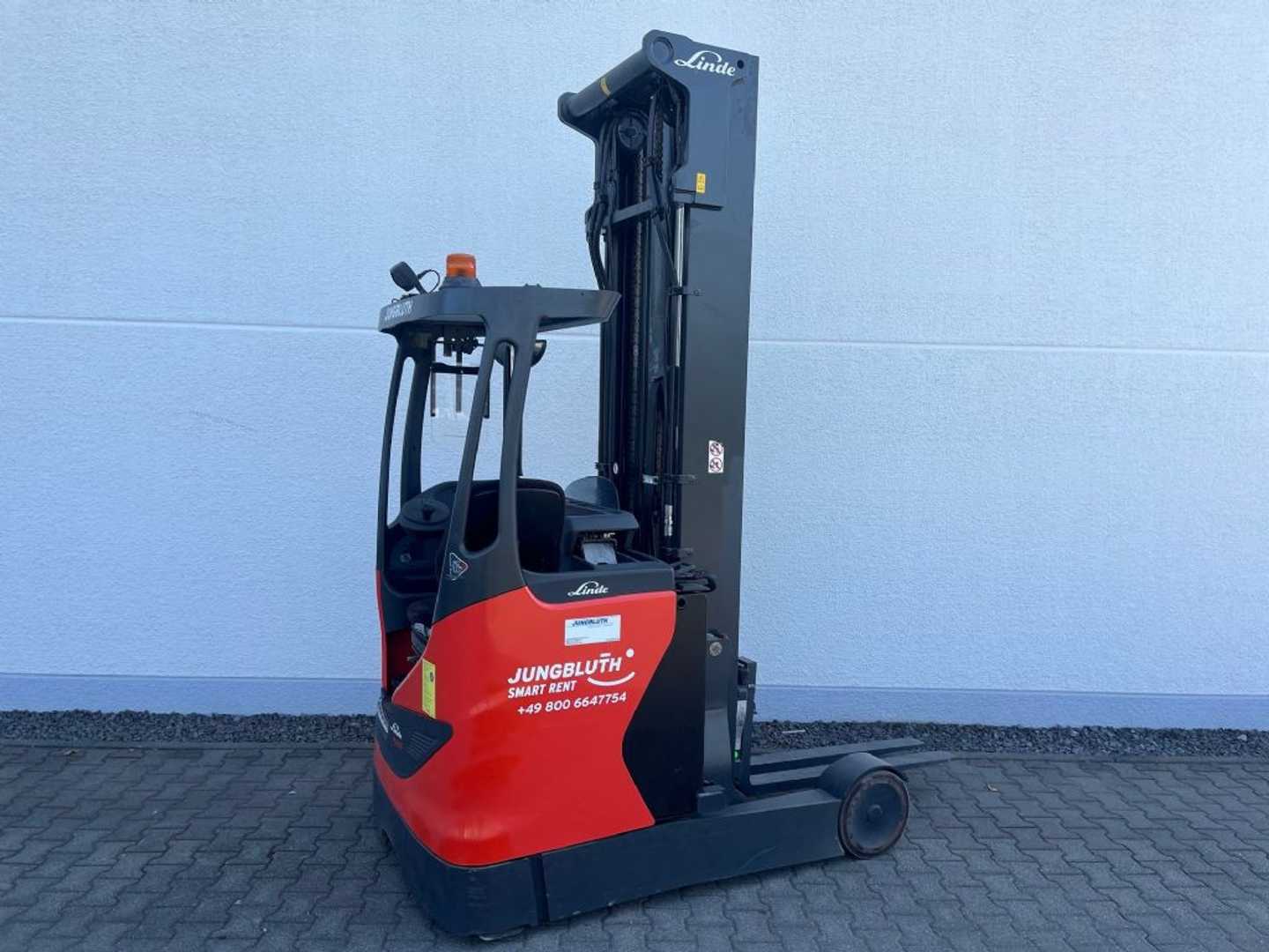 Muletto usato LINDE R20 ELEKTRO SCHUBMASTSTAPLER (13032564)