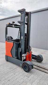 Muletto usato LINDE R20G mit Video +ZVG+Telezinken ELEKTRO SCHUBMASTSTAPLER (13036136)
