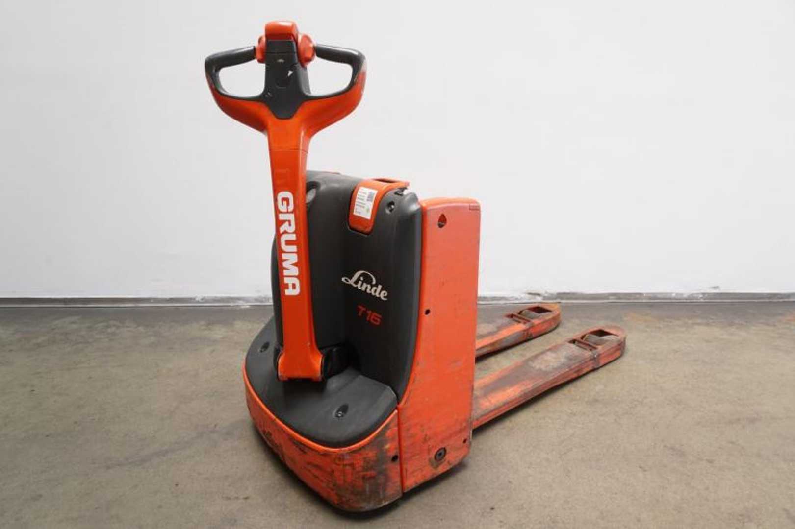 Muletto usato LINDE T 16 1152 ELEKTRO NIEDERHUBWAGENDEICHSEL (13048443)