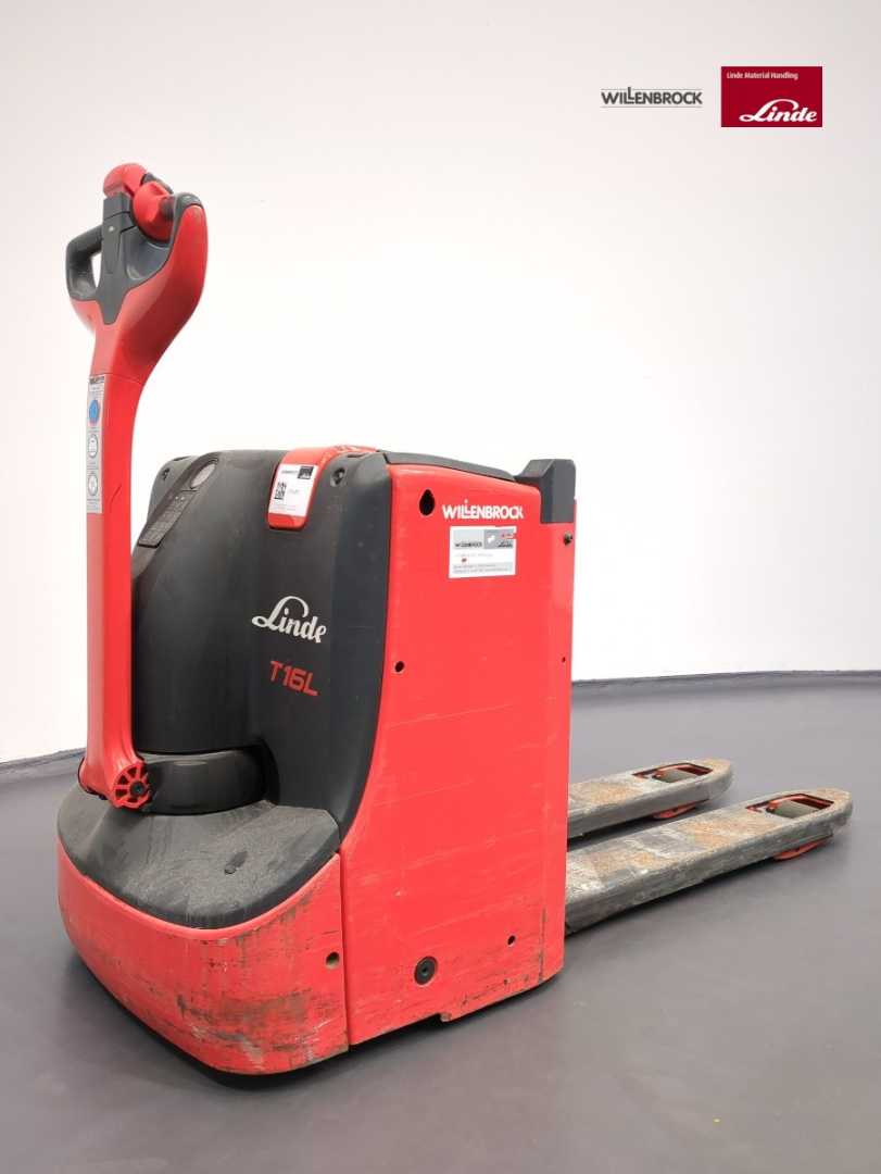Muletto usato LINDE T16L-1152-02 ELEKTRO NIEDERHUBWAGENDEICHSEL (13022786)