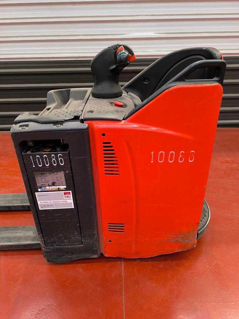 Muletto usato LINDE T20 SP ( HORQUILLAS 1800 ) ELEKTRO NIEDERHUBWAGENFAHRERSTAND (13036733)