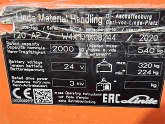 Muletto usato LINDE T20AP WEITERE NIEDERHUBWAGENDEICHSEL (13035760)