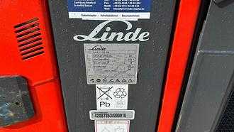 Muletto usato LINDE V 08-02 ELEKTRO NIEDERHUBKOMMISSIONIERER (13067970)