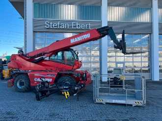 Muletto usato MANITOU MRT 2550 + / nur 919h! / Funk / Korb / Winde DIESEL TELESKOPARMSTAPLER (13025659) backdrop