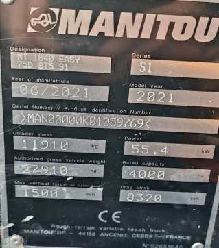 Muletto usato MANITOU MT 1840 EASY 75D ST5 S1 WEITERE TELESKOPARMSTAPLER (12989123)