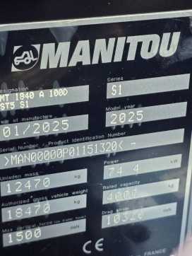 Muletto usato MANITOU MT 1840A 100D 2025 PLATFORM PREDISPOSITION WEITERE TELESKOPARMSTAPLER (12989125)