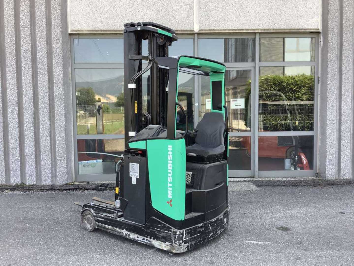 Muletto usato MITSUBISHI RB16N ELEKTRO SCHUBMASTSTAPLER (13046238)