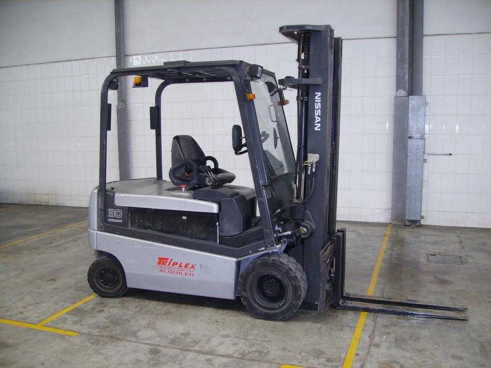Muletto usato NISSAN GQ02L30CU ELEKTRO VIERRADFRONTSTAPLER (5828048)