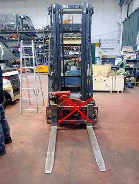 Muletto usato NISSAN QX25 ELEKTRO VIERRADFRONTSTAPLER (13013920) backdrop