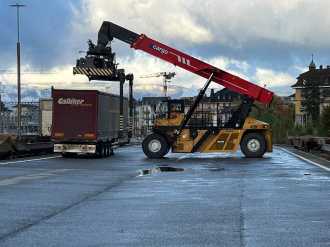 Muletto usato SANY SRSC45G5-P - PIGGYBACK SPREADER DIESEL REACHSTACKER (13069038)