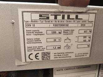 Muletto usato STILL EXV 12 ELEKTRO HOCHHUBWAGENDEICHSEL (13040546)