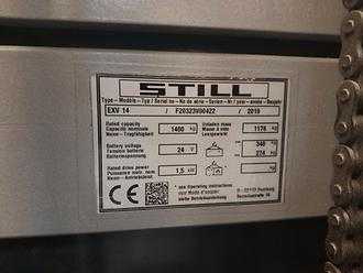 Muletto usato STILL EXV 14 ELEKTRO HOCHHUBWAGENDEICHSEL (13058839)