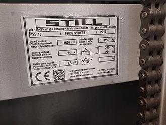 Muletto usato STILL EXV 16 ELEKTRO HOCHHUBWAGENDEICHSEL (13056979)