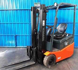 Muletto usato TOYOTA 7FBEST15 ELEKTRO DREIRADFRONTSTAPLER (12064831) backdrop