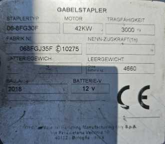 Muletto usato TOYOTA 8 FG 30 F WEITERE WEITERE (12989209)