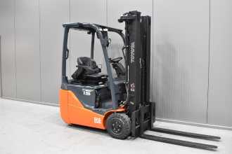 Muletto usato TOYOTA 8FBE15T /58831/ ELEKTRO DREIRADFRONTSTAPLER (13066199) backdrop