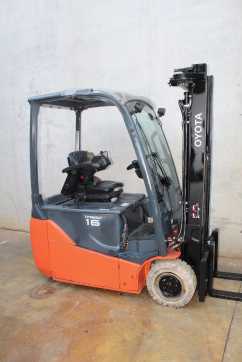 Muletto usato TOYOTA 8FBE16T ELEKTRO DREIRADFRONTSTAPLER (13065187) backdrop