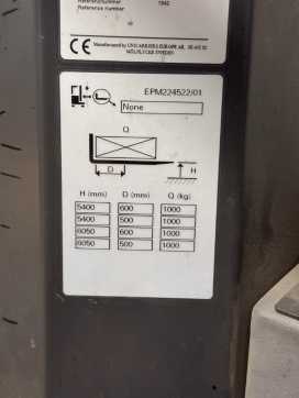 Muletto usato UNICARRIERS 100TVI540EPM - 1.592 Std. - HH 5.400 mm ELEKTRO HOCHHUBKOMMISSIONIERER (12922736)