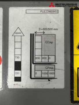 Muletto usato UNICARRIERS PLE180 - 80 Std. - HH 730 mm - Doppelstock ELEKTRO HOCHHUBWAGENDEICHSEL (12942248)