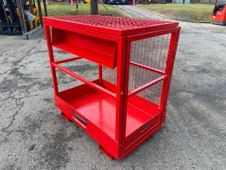 Muletto usato WEITERE Arbeitskorb RAK, RAL 3000 feuerrot WEITERE WEITERE (13024576)
