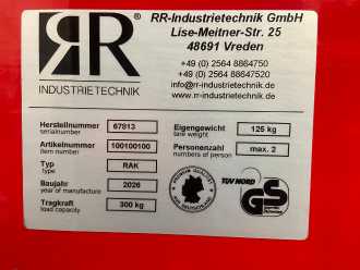 Muletto usato WEITERE Arbeitskorb RAK, RAL 3000 feuerrot WEITERE WEITERE (13024576)