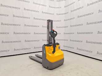 Used Forklifts Jungheinrich Skyvemasttruck med vognstang EJC 110i 115-120 E (Offer 13024067)