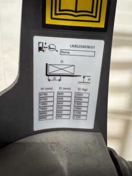 Použité vysokozdvižné vozíky ATLET 200DTFVR895UMS - 4.156 Std. - HH 8.950 mm ELEKTRO SCHUBMASTSTAPLER (12914434)