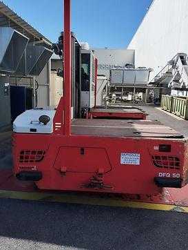 Použité vysokozdvižné vozíky BAUMANN DFQ50 16 57 DIESEL SEITENSTAPLER (13036772)