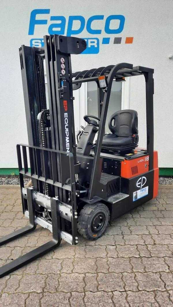 Použité vysokozdvižné vozíky EP CPD 15 TVL LI-Batterietechnik ELEKTRO DREIRADFRONTSTAPLER (12805749)