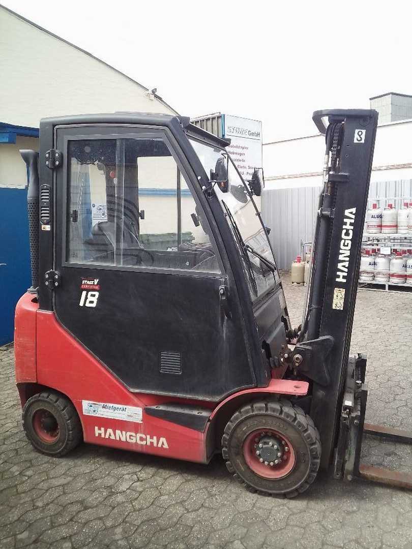 Použité vysokozdvižné vozíky HANGCHA CPCD18-XW97F DIESEL VIERRADFRONTSTAPLER (13001677)
