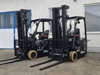 Použité vysokozdvižné vozíky HANGCHA CPDS20-XCY2G-SI ELEKTRO DREIRADFRONTSTAPLER (13009665) backdrop