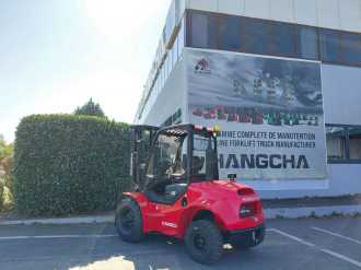 Použité vysokozdvižné vozíky HANGCHA TT35-2 (CPCD35-X2W98E-RT2) DIESEL GELAENDESTAPLER (12987694)