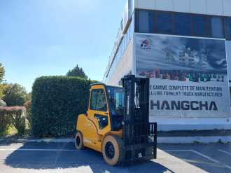 Použité vysokozdvižné vozíky HANGCHA XE50i-500 ELEKTRO VIERRADFRONTSTAPLER (12989275)