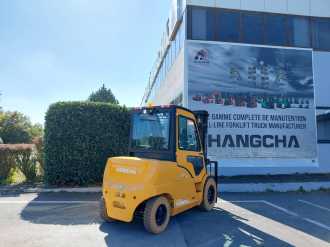 Použité vysokozdvižné vozíky HANGCHA XE50i-500 ELEKTRO VIERRADFRONTSTAPLER (12989275)