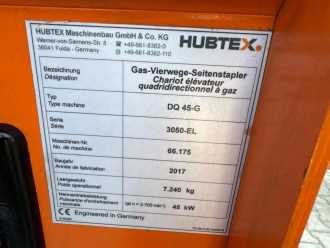 Použité vysokozdvižné vozíky HUBTEX DQ45 G //LPG//Triple//Only 1116 hours ! Like new GAS VIERWEGESTAPLER (13062748)