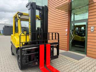 Použité vysokozdvižné vozíky HYSTER H 5.00FT /Triplex 5000 mm/Like new/Only 3662 hours !!! GAS VIERRADFRONTSTAPLER (13022613)