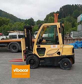 Použité vysokozdvižné vozíky HYSTER H2.5FT DIESEL VIERRADFRONTSTAPLER (12970460)