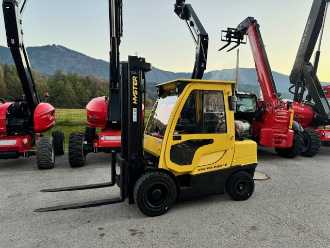 Použité vysokozdvižné vozíky HYSTER H3.5FT LPG GAS VIERRADFRONTSTAPLER (13058075)